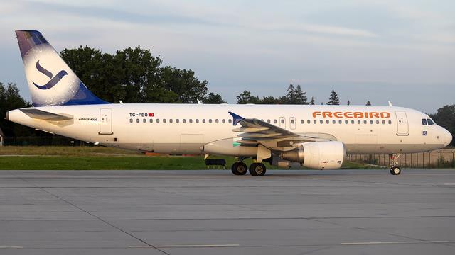 TC-FBO:Airbus A320-200:Freebird Airlines